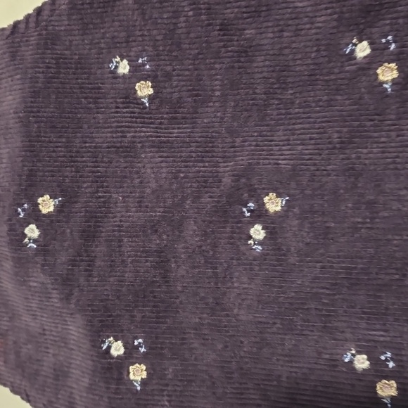 Chelsea & Violet Kids Purple Corduroy Pinafore Dress 6 - Picture 2 of 4